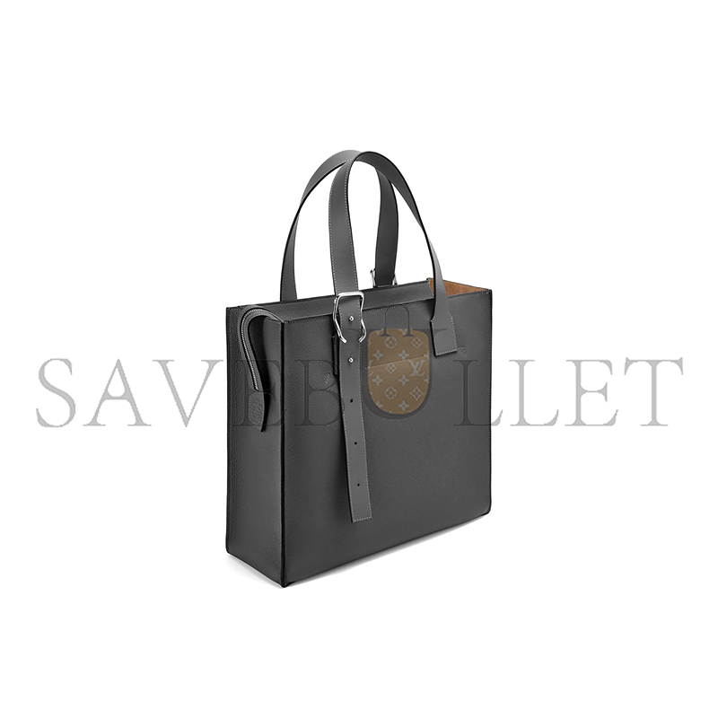 l*ew* buckle zip tote in soft grained calfskin b692k99x03 (36.5*33.5*13cm)